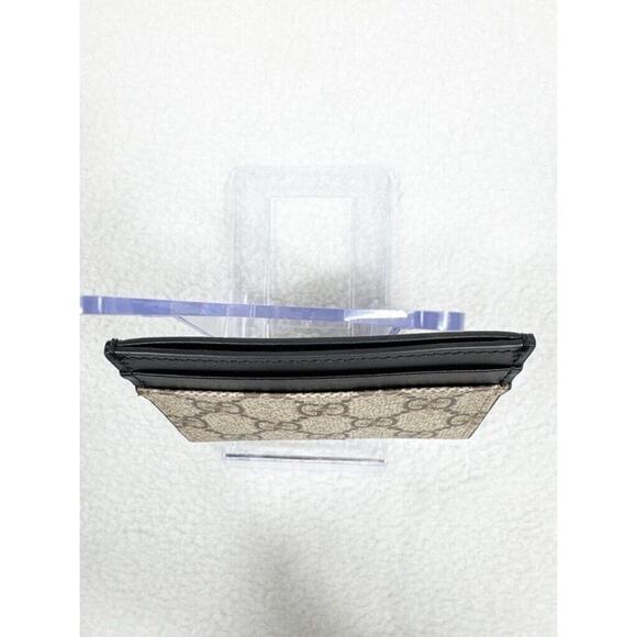 New Gucci Beige & Black Card Holder Wallet With COA - Picture 5 of 7
